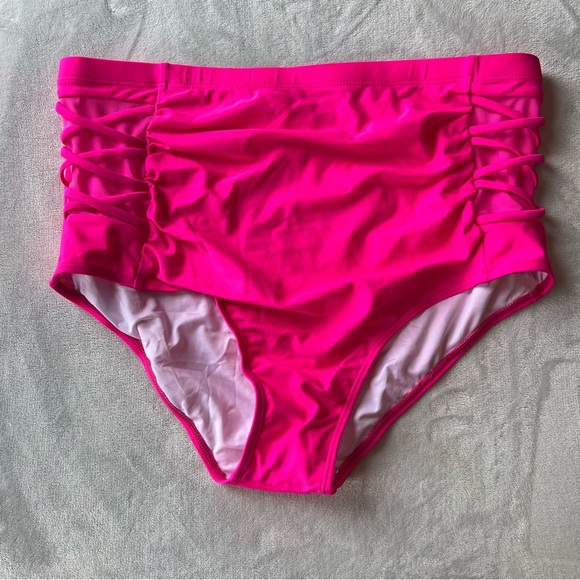 Hot Pink Bikini Bottoms Size 16W - Picture 1 of 6